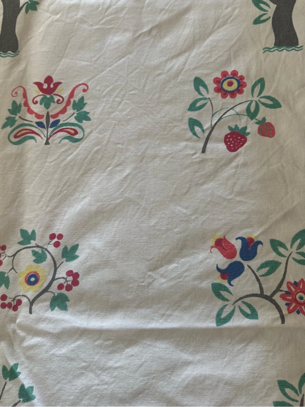 Vintage 1950-1960 Wilendur Cotton Tablecloth Pennsylvania Dutch